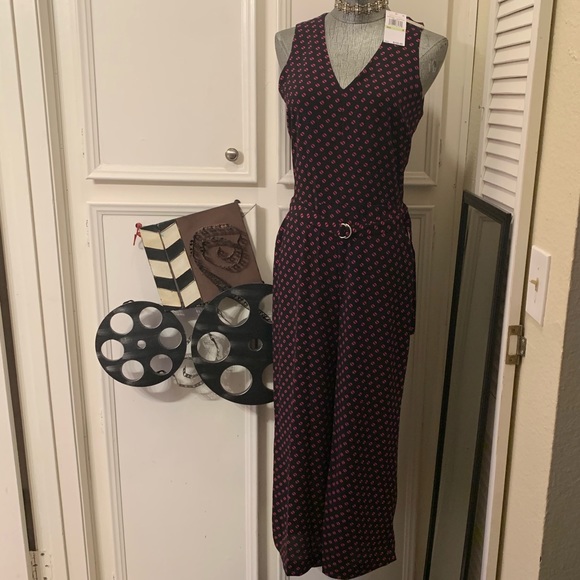 MICHAEL Kors V-neck Jumpsuit - Picture 2 of 8